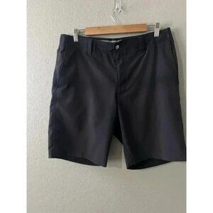 Callaway Mens 34 Golf Shorts Performance Flat Front 10" Inseam Black